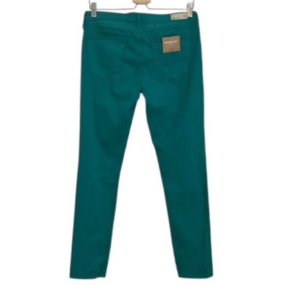 AG Adriano Goldschmied teal supper skinny ankle jeans size 30 NWT - Picture 7 of 10